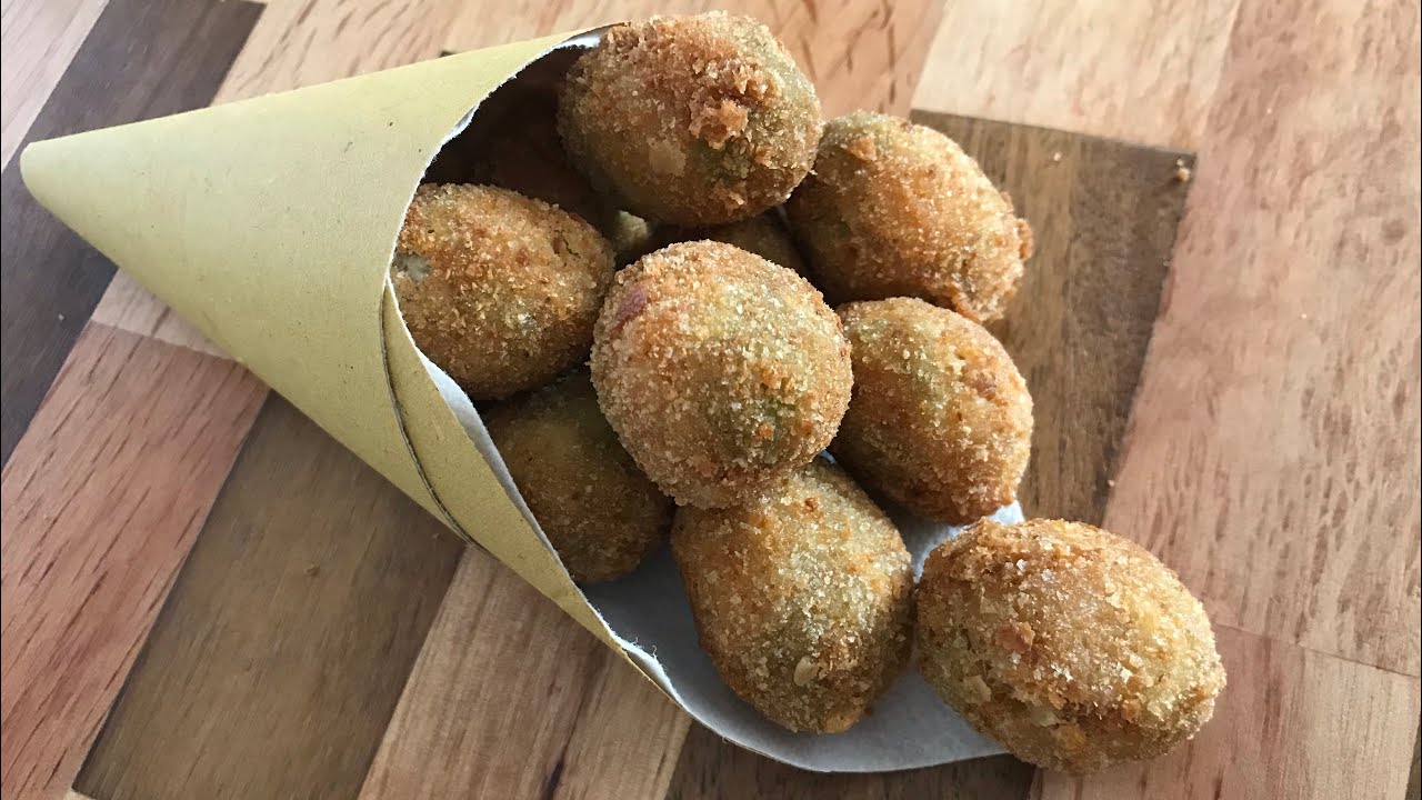 OLIVE FRITTE ALL’ ASCOLANA RIPIENE DI TONNO