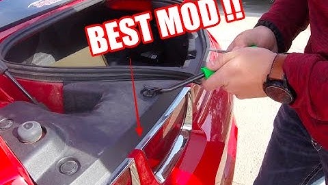 Changing 2013 Camaro ss tail light bezel | Best mod for $50 !