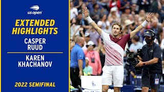 Casper Ruud vs. Karen Khachanov Extended Highlights | 2022 US Open Semifinal