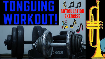 Daily Trumpet Articulation Workout. Work on tongue speed!