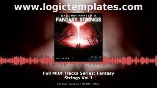 Full MIDI Tracks Series Fantasy Strings Vol 1 Film Score Soundtrack MIDI Pack