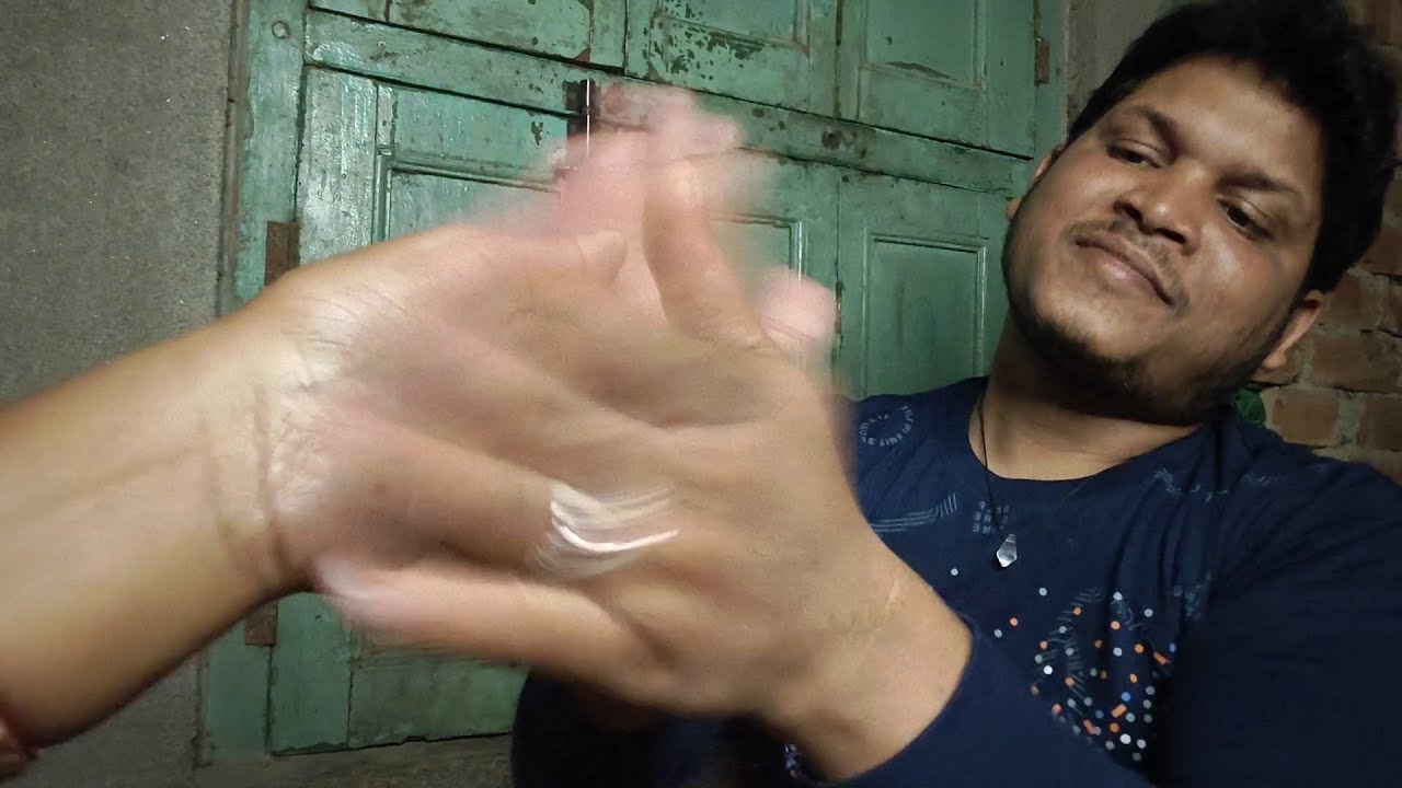 ASMR Fast Massaging Your Hands  with Lotion