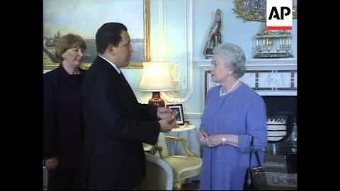 Venezuelan president visits Britain's Queen