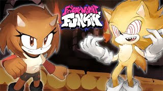 Brave vs Sonic (ft. Fleetway Sonic) - I hate you (FNF Cover)