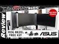 Review rog bezel free kit crans 32 pouces  simraceblog