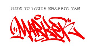 How to make graffiti tag „marker” in Procreate App 👀 screenshot 5