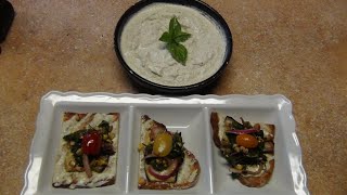 White truffle oil burrata spread