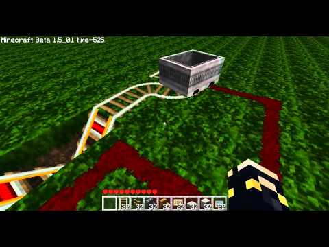 Minecraft Redstone Tutorial - Using Minecarts as Loops and Switches