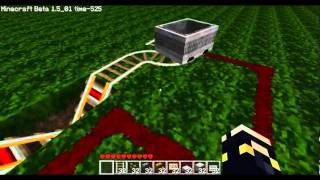 Minecraft Redstone Tutorial - Using Minecarts as Loops and Switches