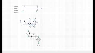 2.0- Pneumatics -Design a double acting cylinder circuit