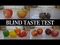 Blind taste test fruits and vegetables