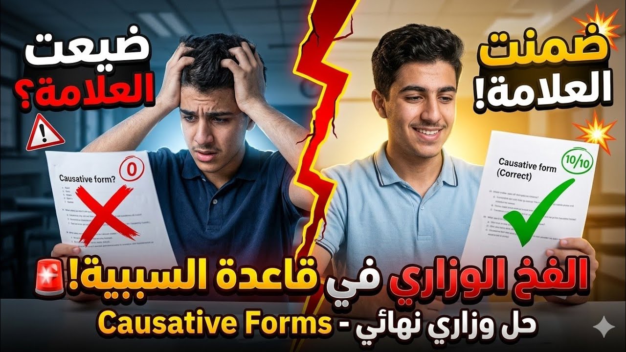 شرح قاعدة السببية توجيهي | causative forms شرح مبسط