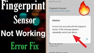 Samsung Fingerprint Scanner not working how to Fix Error Fingerprint Sensor Full detail