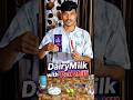 I Tried DairyMilk With Red Chilli! 🌶️😱 #Shorts #viral #DairyMilk #FoodExperiment #KrishPOV