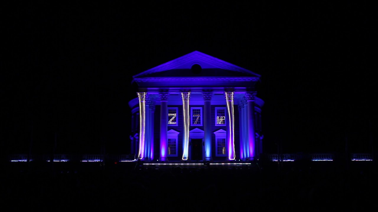 UVA Lighting of the Lawn Light Show 2021 YouTube