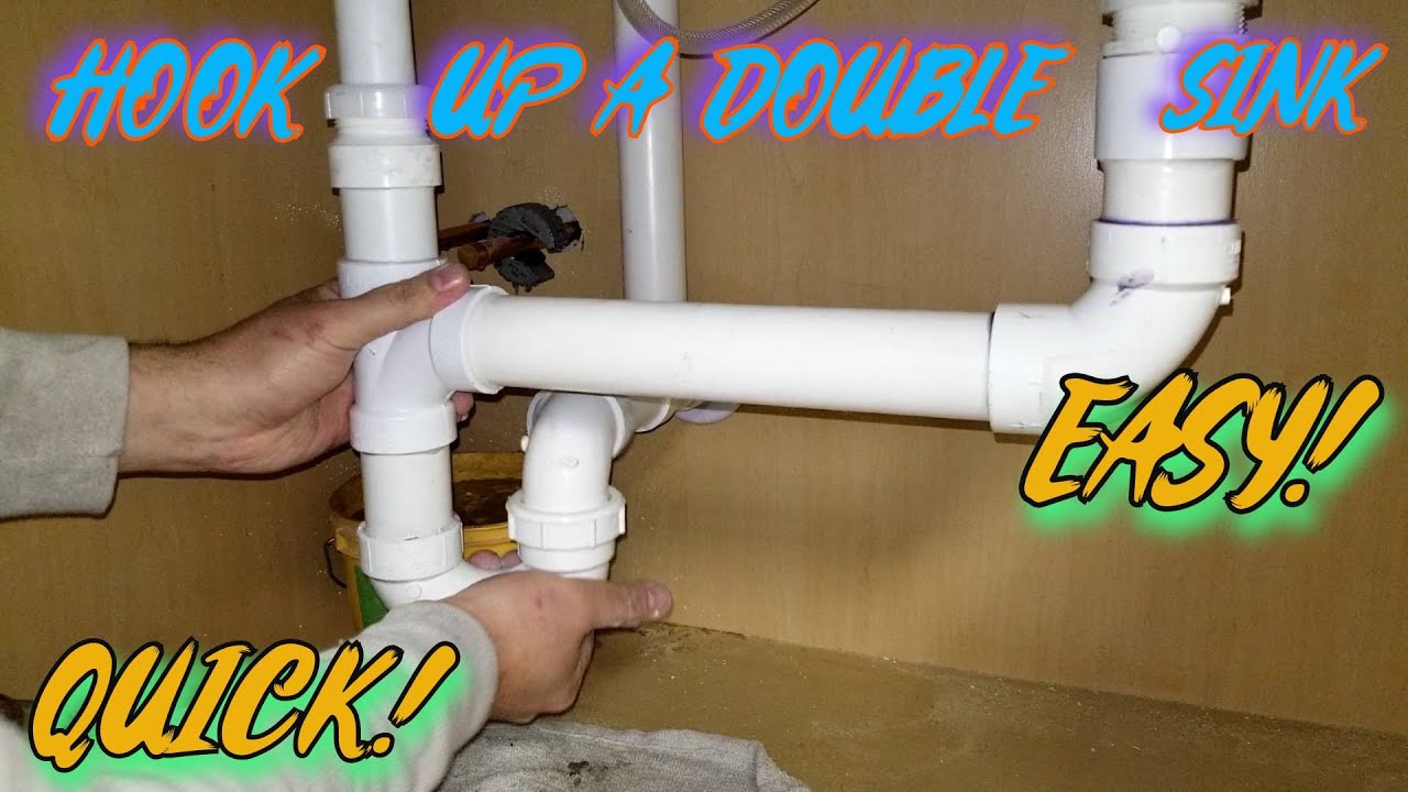 INSTALLATION DOUBLE SINK Delta Faucet 21988LFSS YouTube