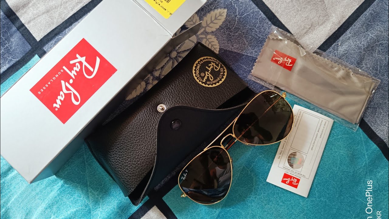 Ray-Ban stories: Flipkart Unboxing and Real World Test || Ray Ban Aviator Brown RB3025 Unboxing