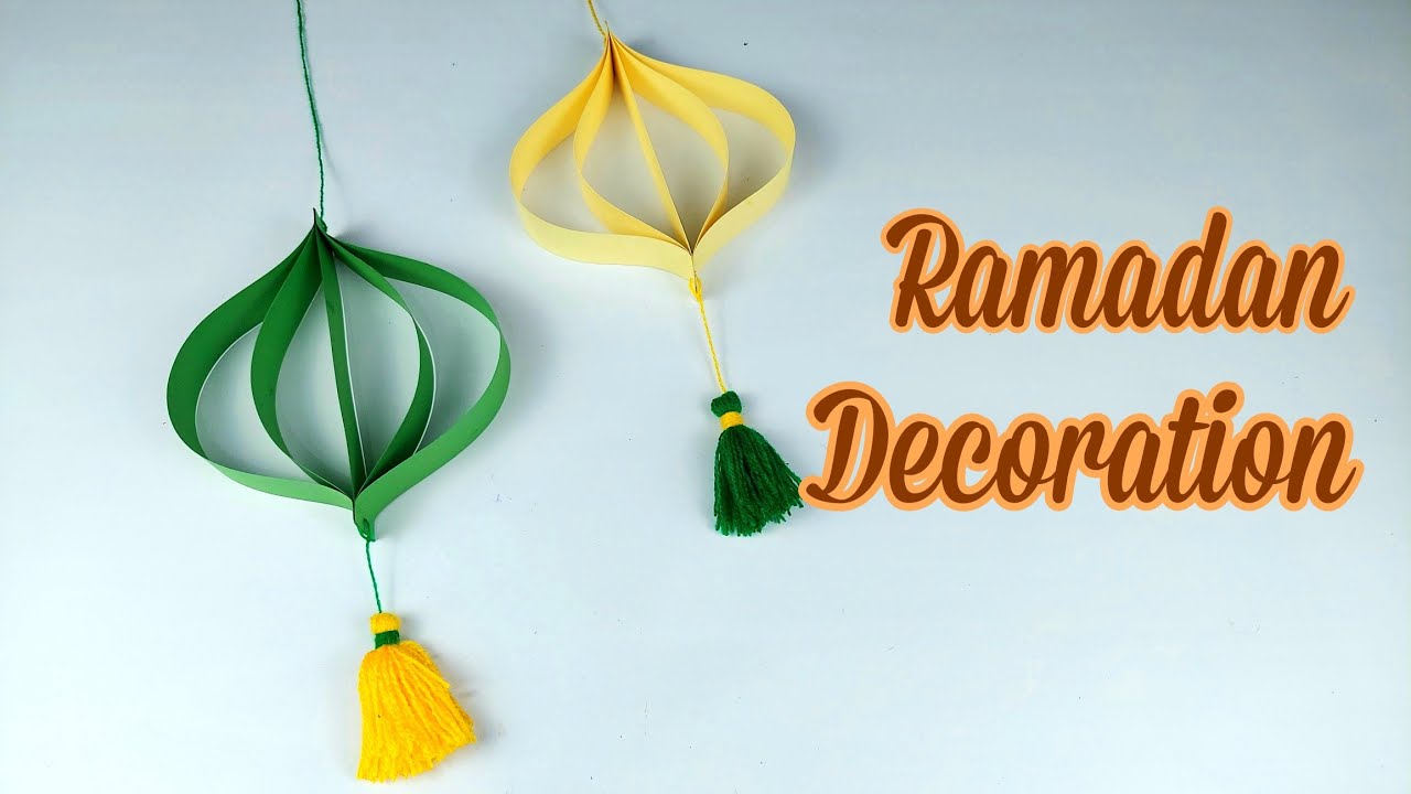 Membuat DEKORASI BULAN RAMADAN dan IDUL FITRI | HIASAN RAMADAN dan IDUL FITRI | RAMADAN CRAFT