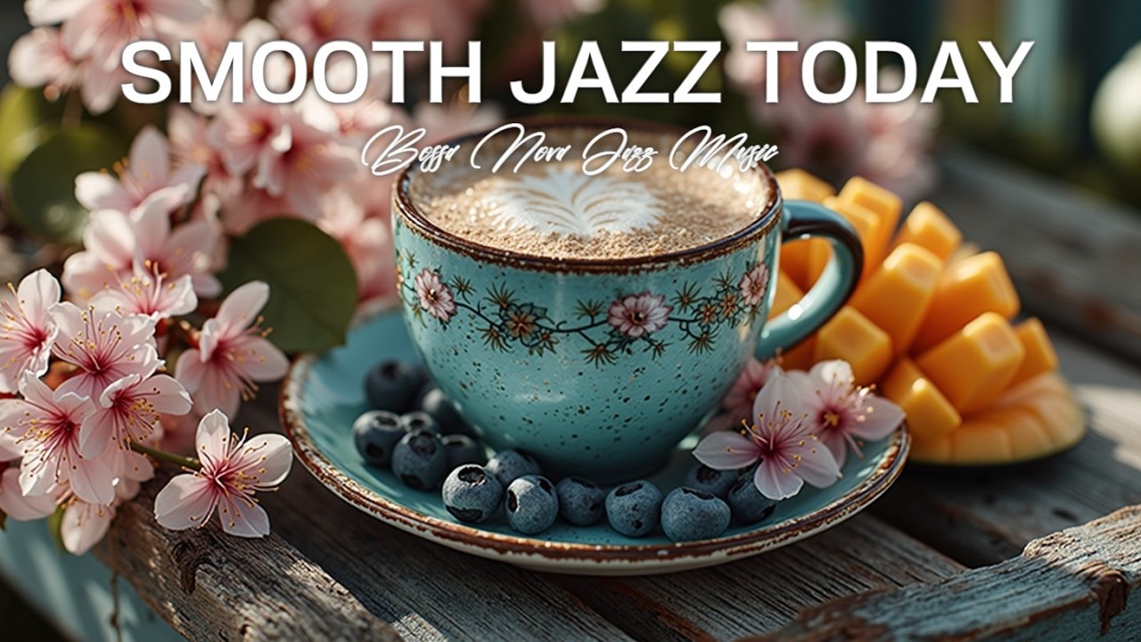 Весенний утренний джаз | Расслабляющая босса-нова для кафе инструментал