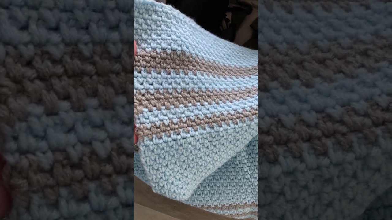 Beginner Crochet Baby Blanket Pattern Crochetpatterns Babyblankets
