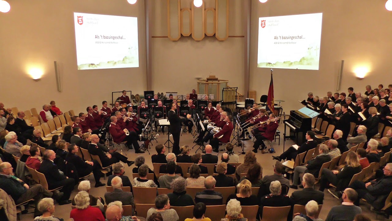 Als 't bazuingeschal des Heren - Amsterdam Staff Band & Hervormd Kerkkoor in Kampen