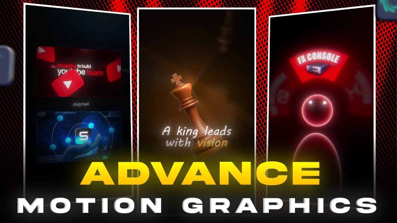 Advance Motion GRAPHICS Editing in mobile Like PC - YouTube
