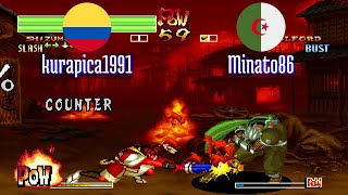FT5 @samsho4: kurapica1991 (CO) vs Minato86 (DZ) [Samurai Shodown IV Fightcade] Aug 19