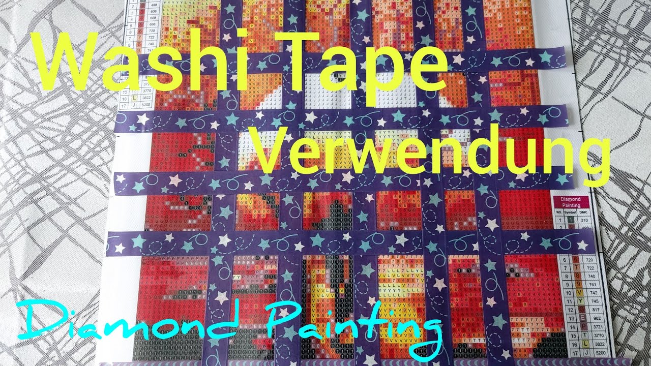 Diamond Painting | ◇ Washi Tape!! So verwendest du es für Diamond Painting!!!