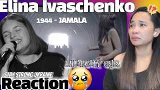 AM NOT CRYING YOU ARE CRYING!!! JAMALA 1944 ELINA IVASCHENKO REACTION | THE VOICE KIDS