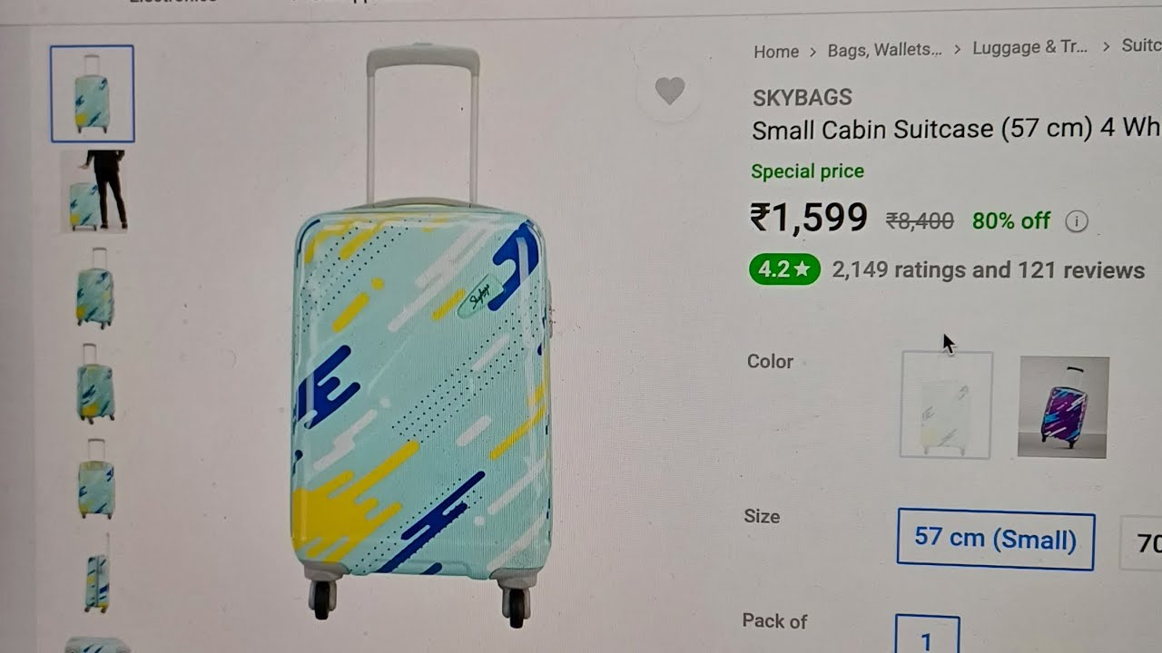 SKYBAGS SMALL CABIN SUITCASE (57CM) review after 2 years usage 