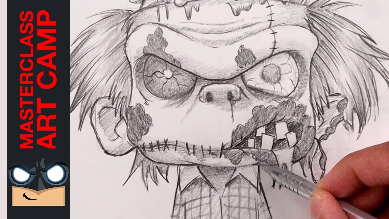 How To Draw Create Your Own Zombie | ART CAMP EP.5