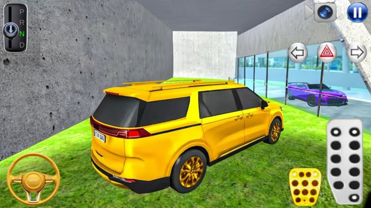 New KIA Carnival Gold MPV in Lake Park Building - 3D Driving Class 2026 - Car game Gameplay android