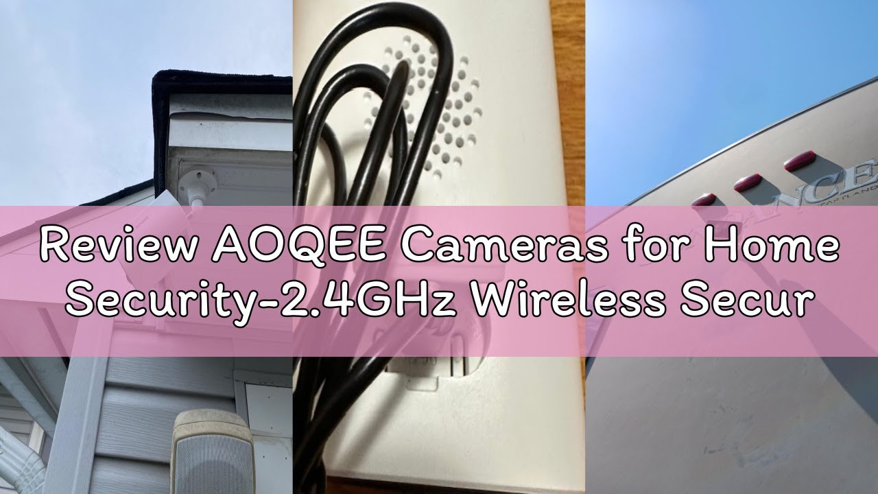 Review AOQEE Cameras for Home Security-2.4GHz Wireless Security Camera Outdoor with AI Motion Detect