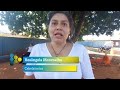 Moradora do Aero Rancho, Rosangela Mancoelho protesta contra privatização do CRS de seu bairro