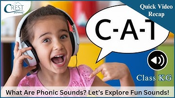 Class KG | Phonic Sounds | English Olympiad | CREST Olympiads