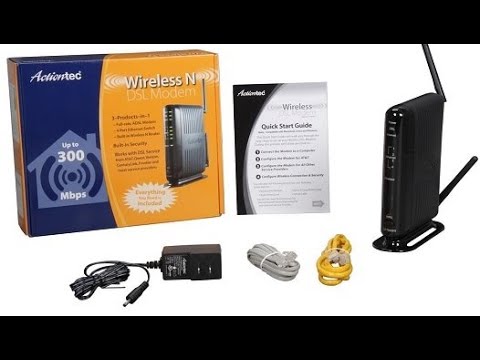 GT784WN-01 Actiontec 300 Mbps Wireless-N ADSL Modem Router