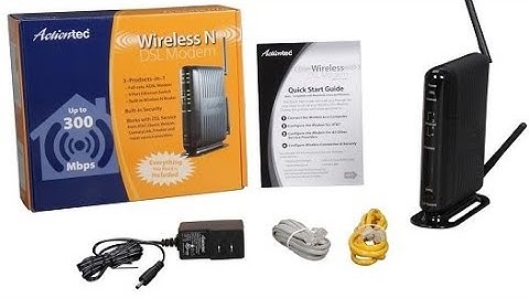 GT784WN-01 Actiontec 300 Mbps Wireless-N ADSL Modem Router