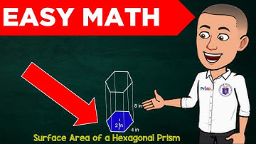 Surface Area of a Hexagonal Prism / sir Danny Barba