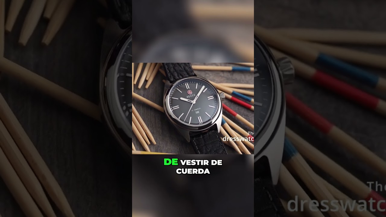 ¡Descubre el AEVIG THOR! Un elegante y refinado reloj de cuerda manual en acero inoxidable