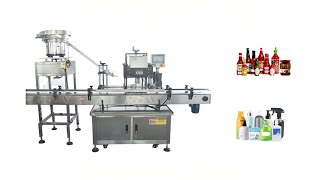 Adjustable Wheels Screw Capping Machine For Spray Press Lid Best