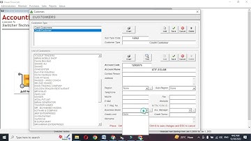 How to Add New Customers & Vendors Accounts ?