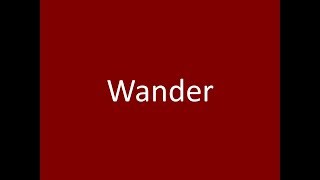 Thumbnail Wander