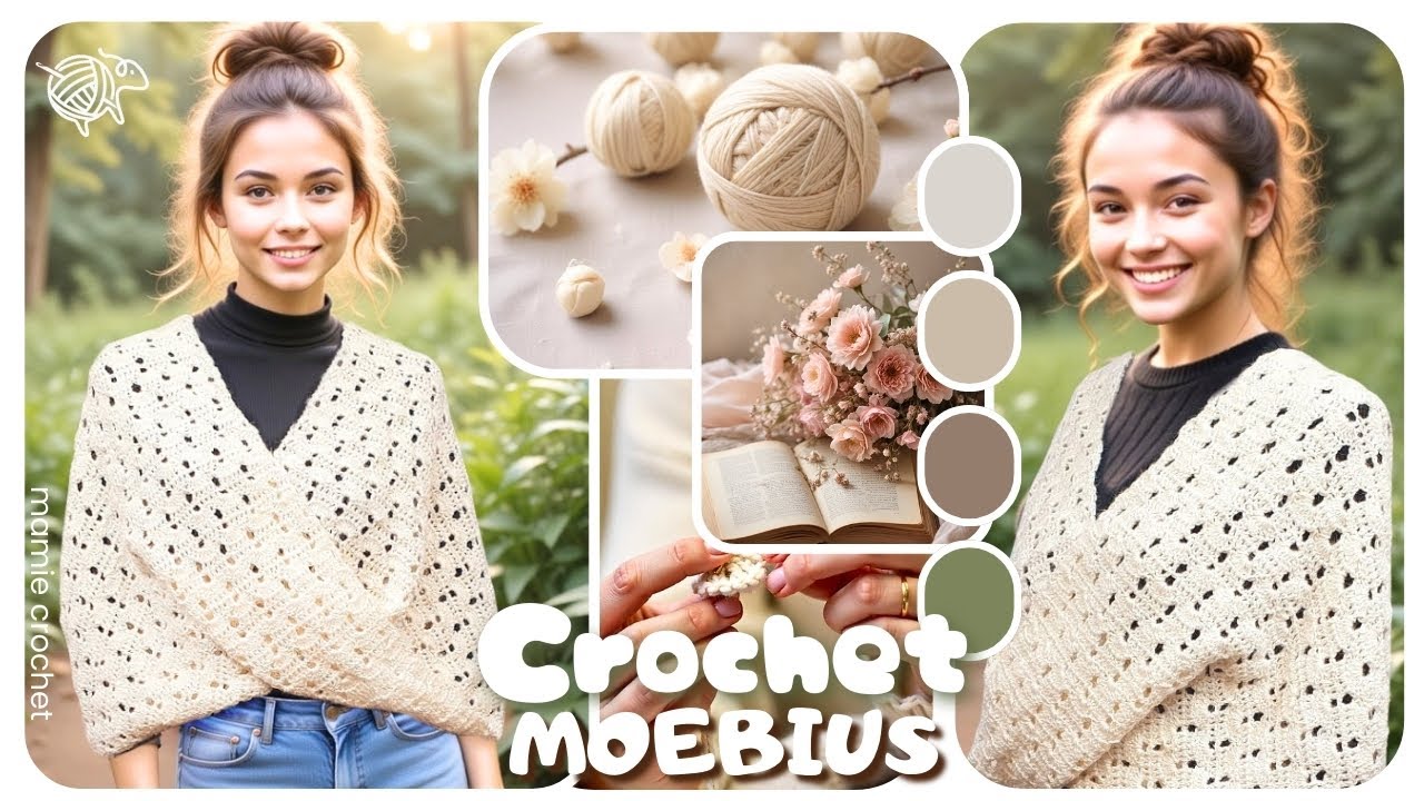 😍🩷 MOEBIUS BLANDINE, ETOLE INFINIE AU CROCHET , TUTO AUSSI POUR DEBUTANTES 🩷😍 @MamieCrochet