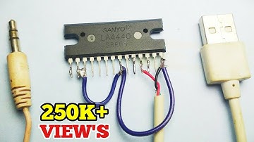 Simple High Power Audio Amplifier Circuit