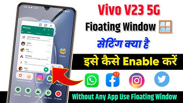 Vivo V23 5G Fioating Window Setting Kaise On Kare | How To Use Fioating Window Setting On Vivo V23