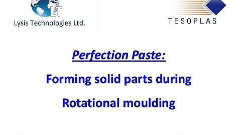Lysis Technologies Perfection paste: form solid parts