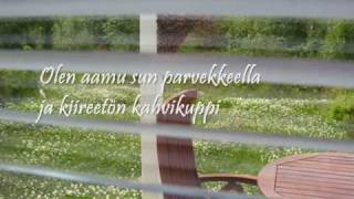 Video thumbnail of "Aki Sirkesalo: Telepatiaa +Lyrics"