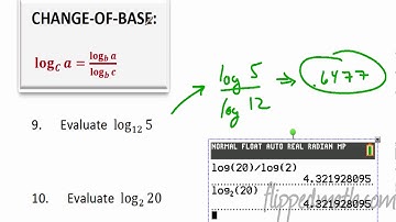 Pre Calc - 7.2 Logarithms