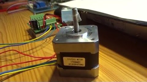 Krokovy motor 17HS4401 - TB6560 driver - Arduino Uno