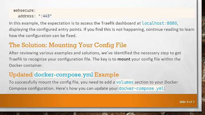 Troubleshooting Traefik: Why Your Config File Isn’t Loading and How to Fix It